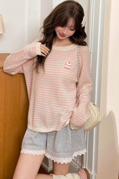 Sweet Cake Striped Top