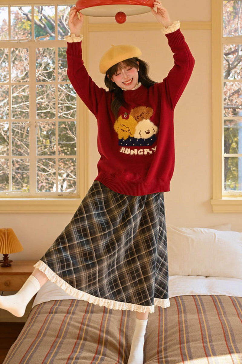 Puppy Knit Sweater