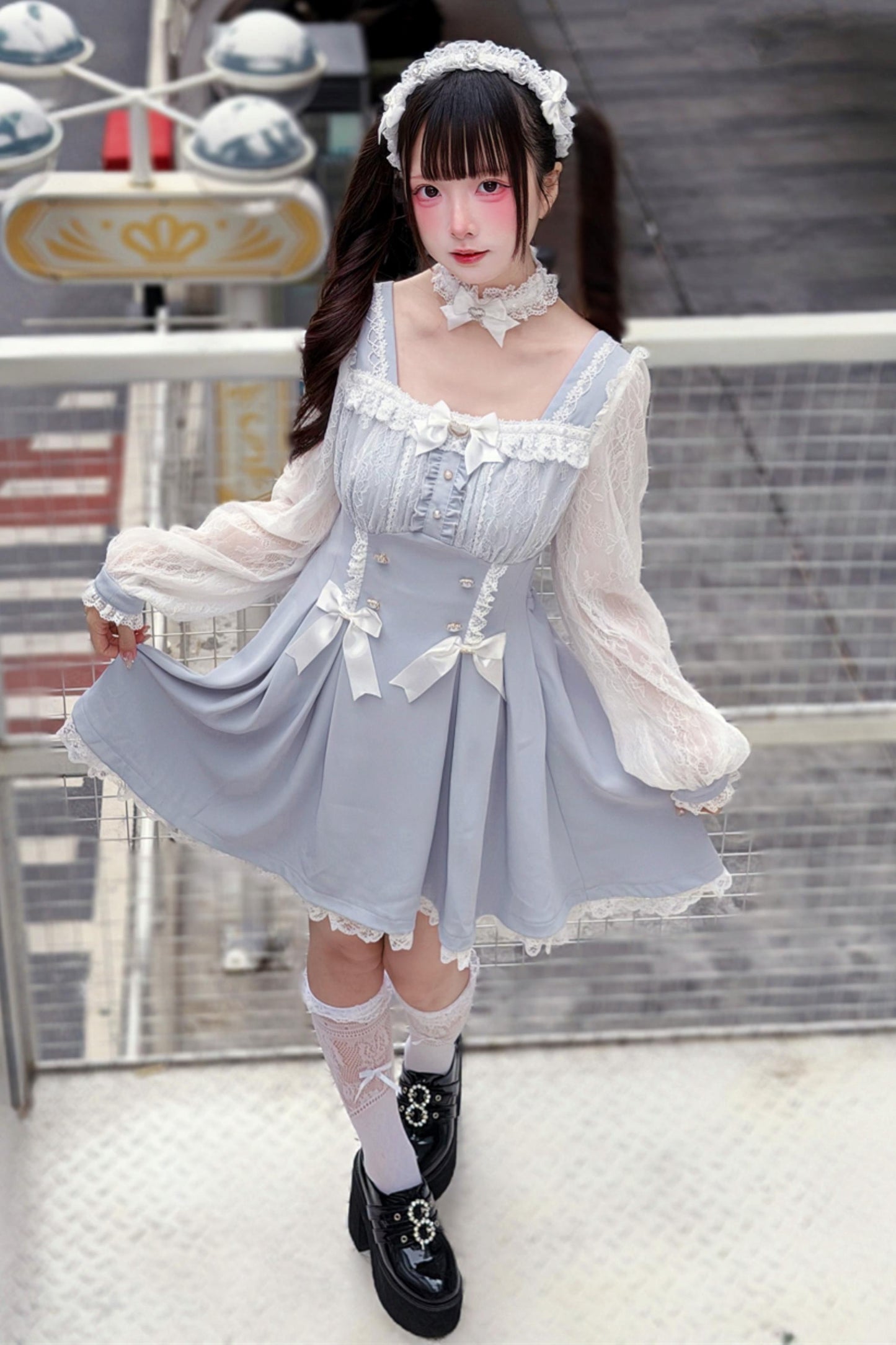 Angelic Lace Doll Dress + Choker