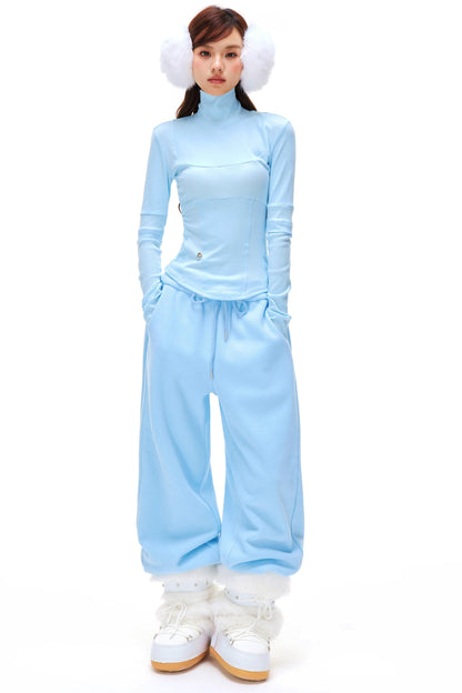 Slim Base Turtle Neck Top
