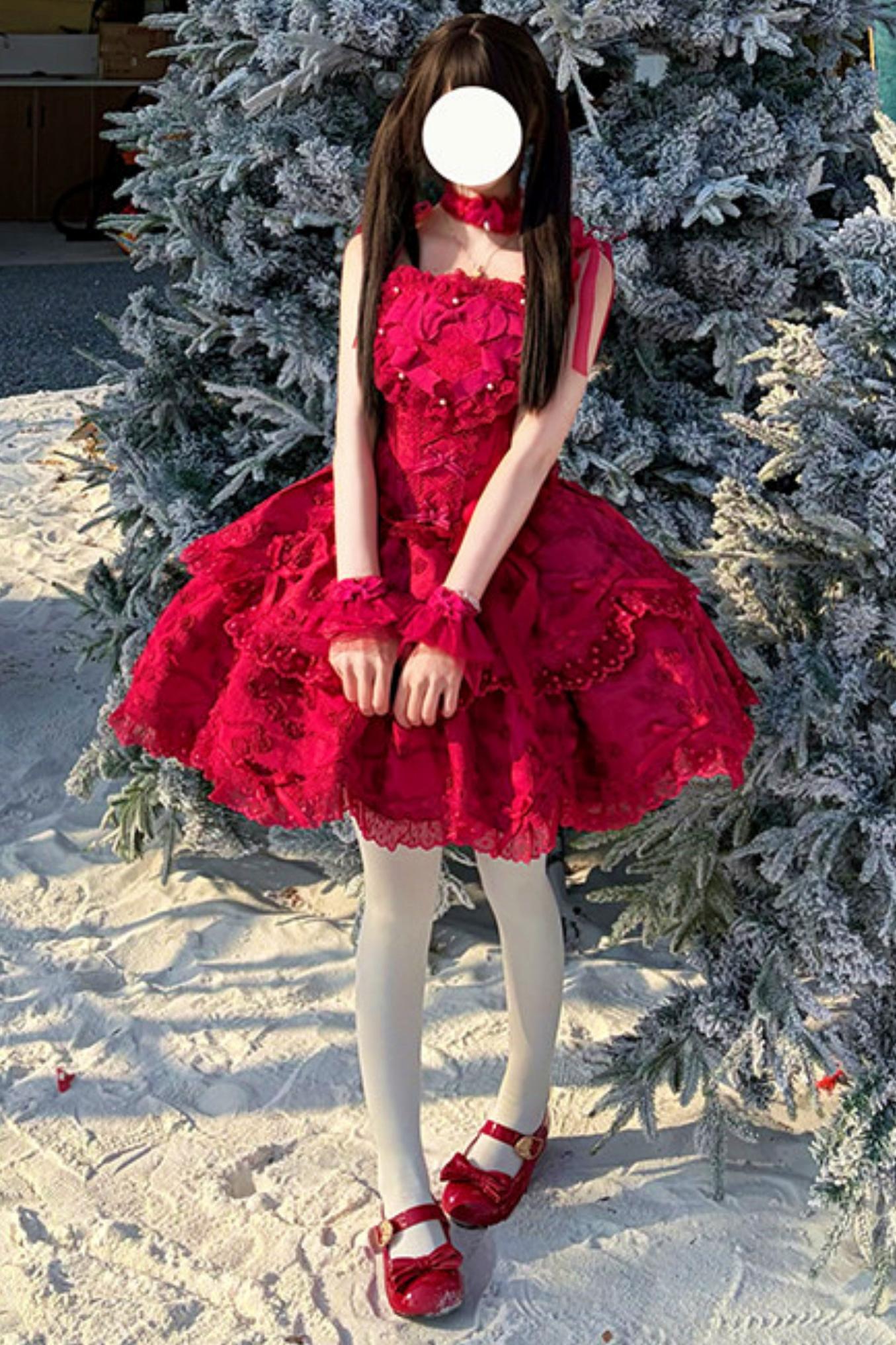 [pre-order] Candy Color Dreamy Doll Lolita Dress + Hair Accessories