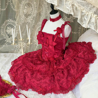 [pre-order] Candy Color Dreamy Doll Lolita Dress + Hair Accessories