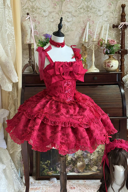 [pre-order] Candy Color Dreamy Doll Lolita Dress + Hair Accessories