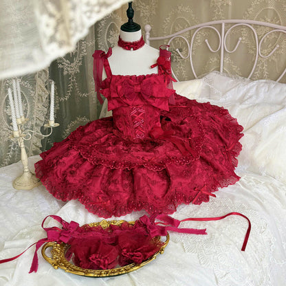 [pre-order] Candy Color Dreamy Doll Lolita Dress + Hair Accessories