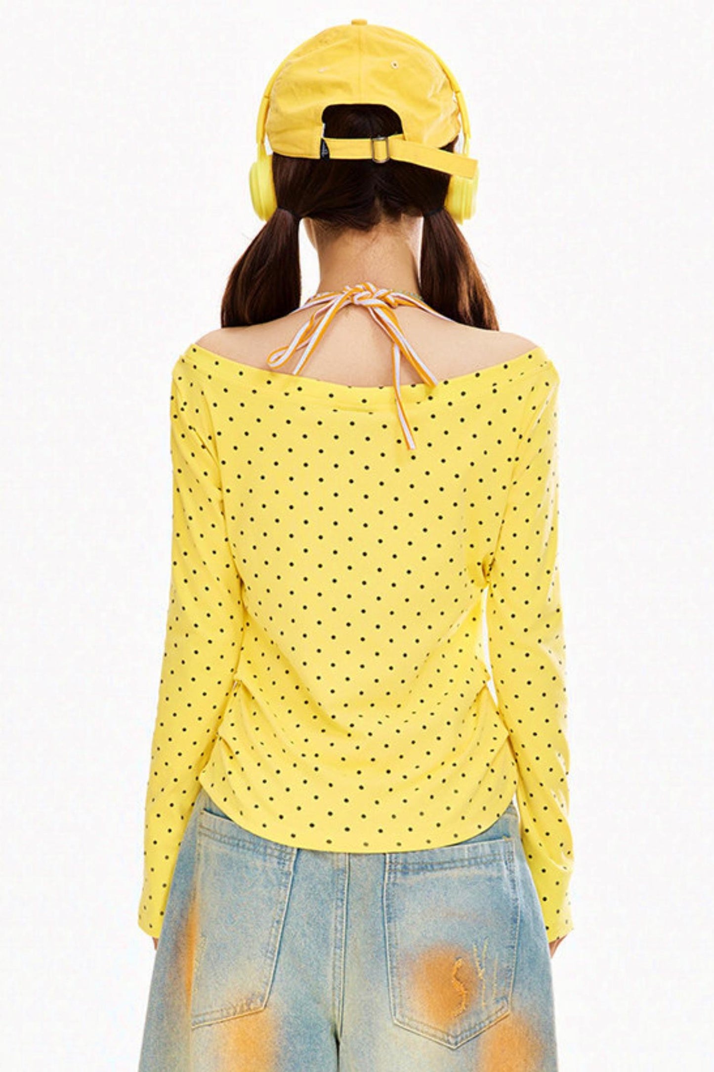 Anime Polka Dot Halter Top