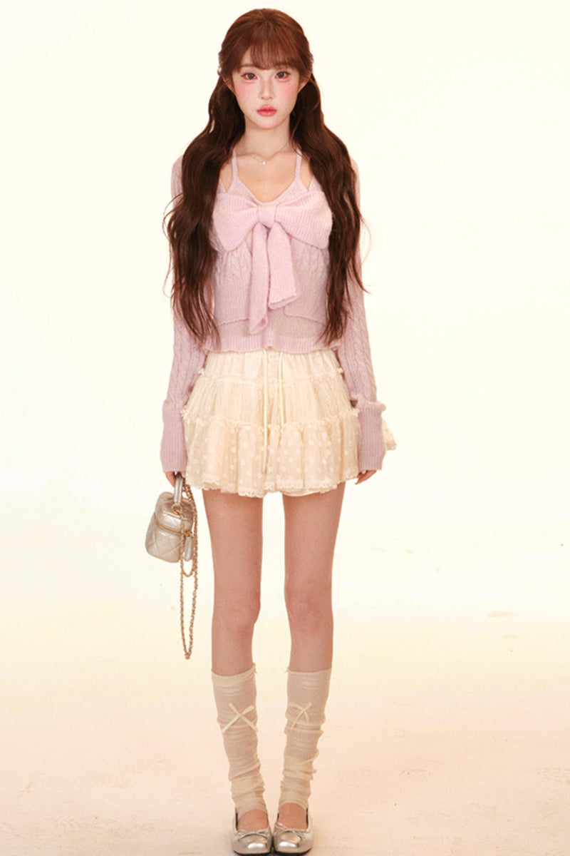 Ribbon Sweet Top + Puff Skirt