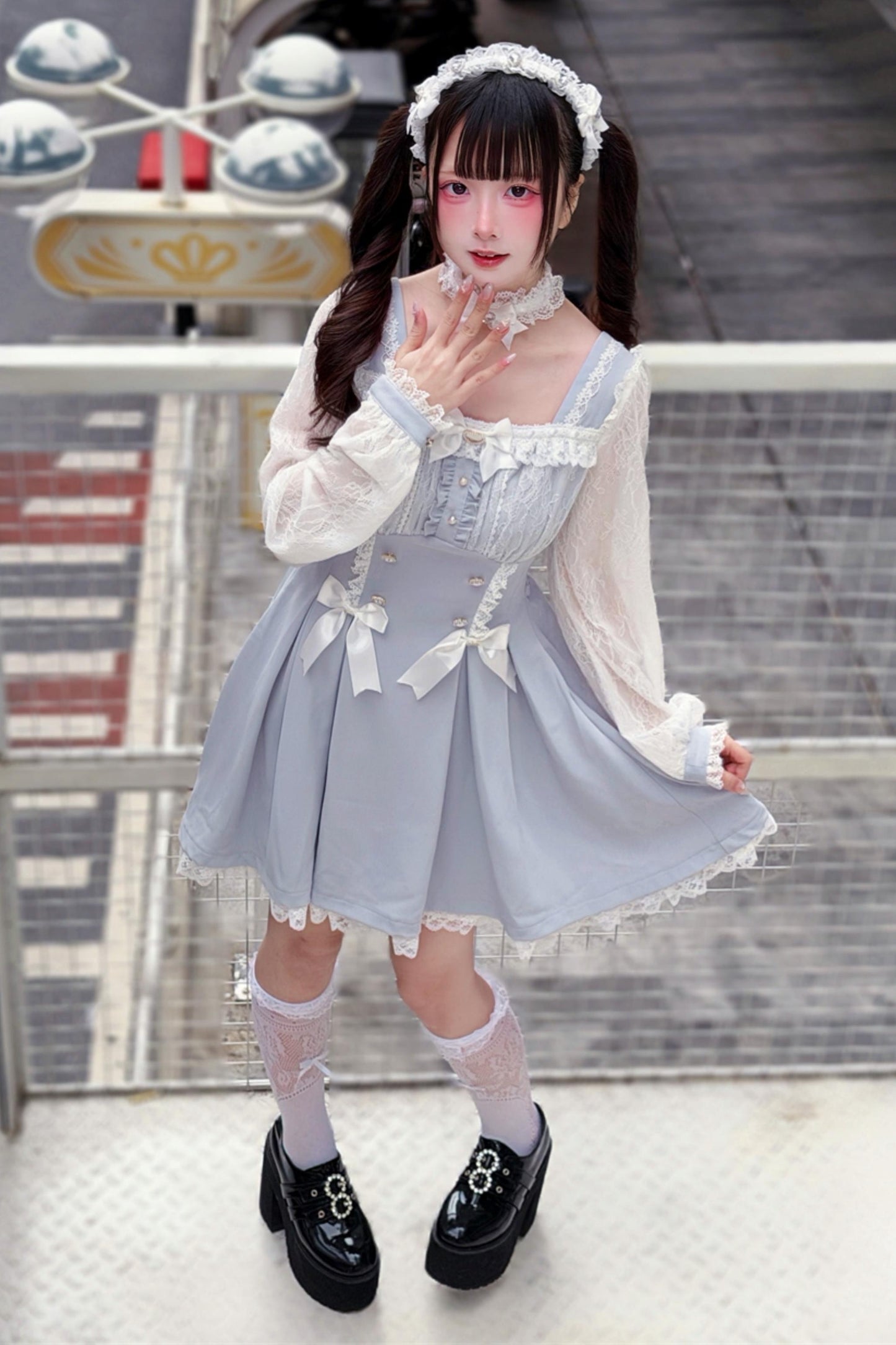 Angelic Lace Doll Dress + Choker