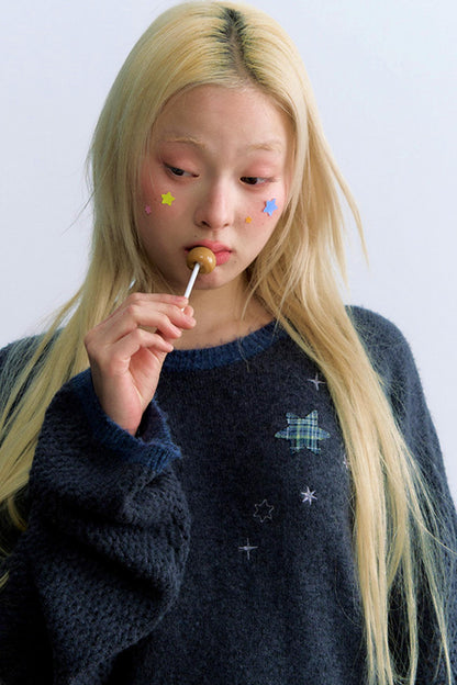 Six Point Star Knit Sweater