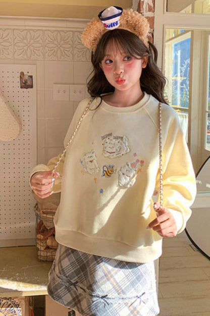 Sweet Dog Loose Sweatshirt