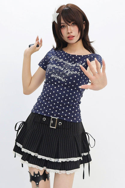 Retro Star Y2k Fit Top