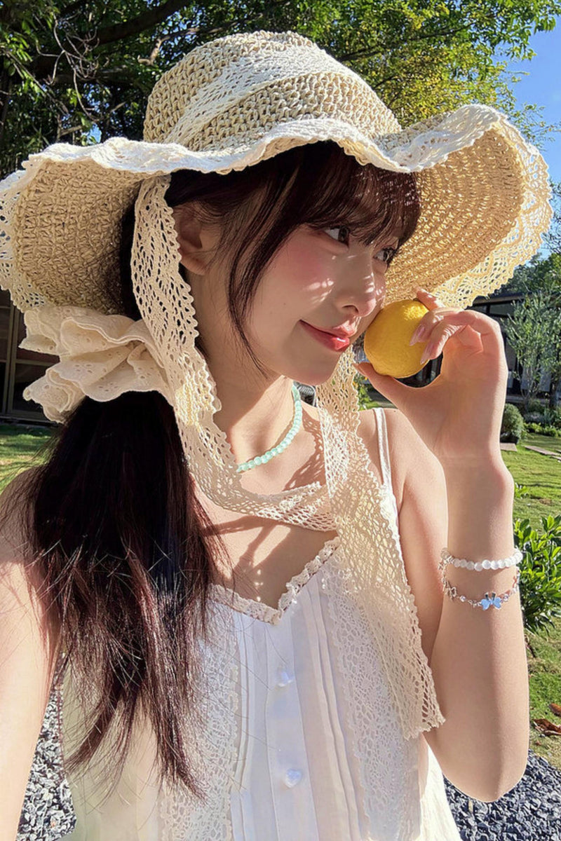 Lace Patchwork Strap Dress