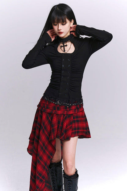Gothic Waist Cinch Top