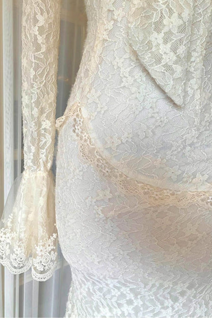 French Style Lace Mermaid Dress