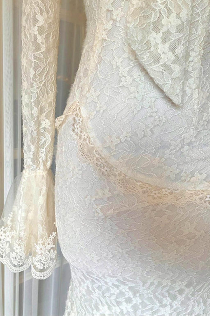French Style Lace Mermaid Dress