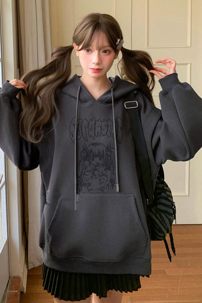 Sweet Dark Cut Hooded Top