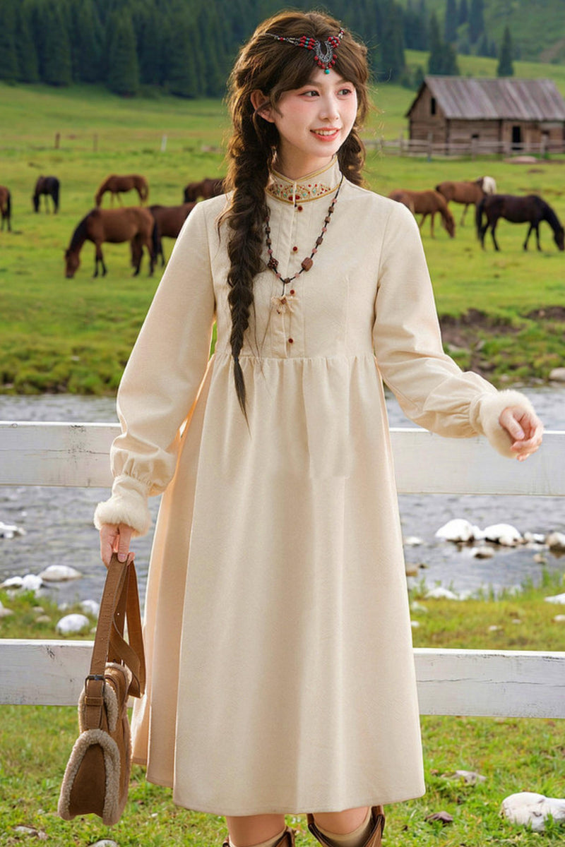 Retro Mori Girl Dress