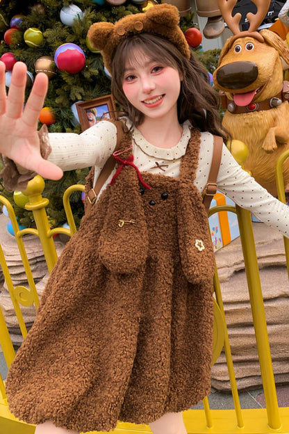 Sweet Puppy Suspender Dress
