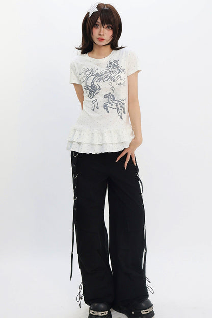 Y2k Polka Dot Top