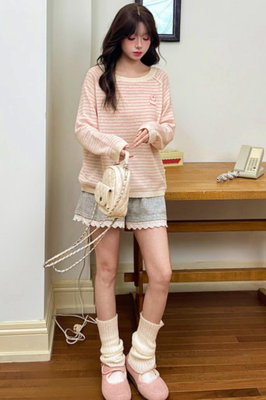 Sweet Cake Striped Top