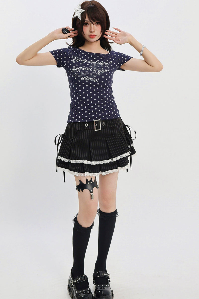 Retro Star Y2k Fit Top