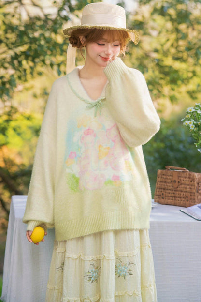 Sweet Bear Knit Sweater