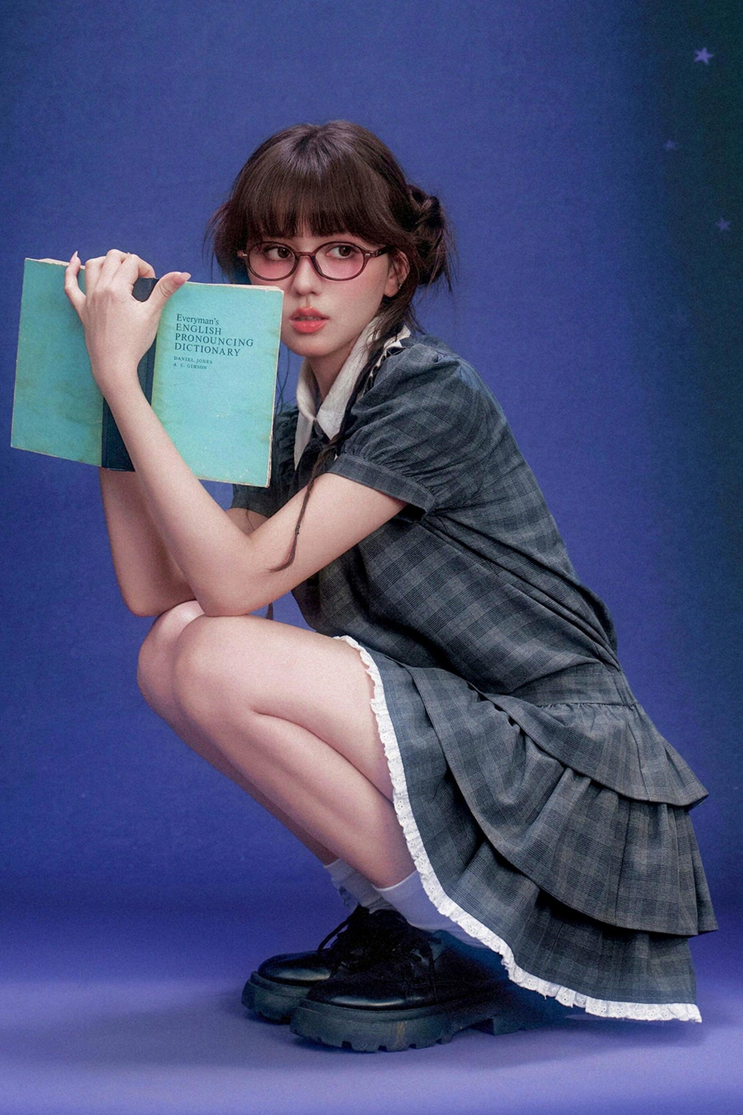 Plaid Tiered Dress