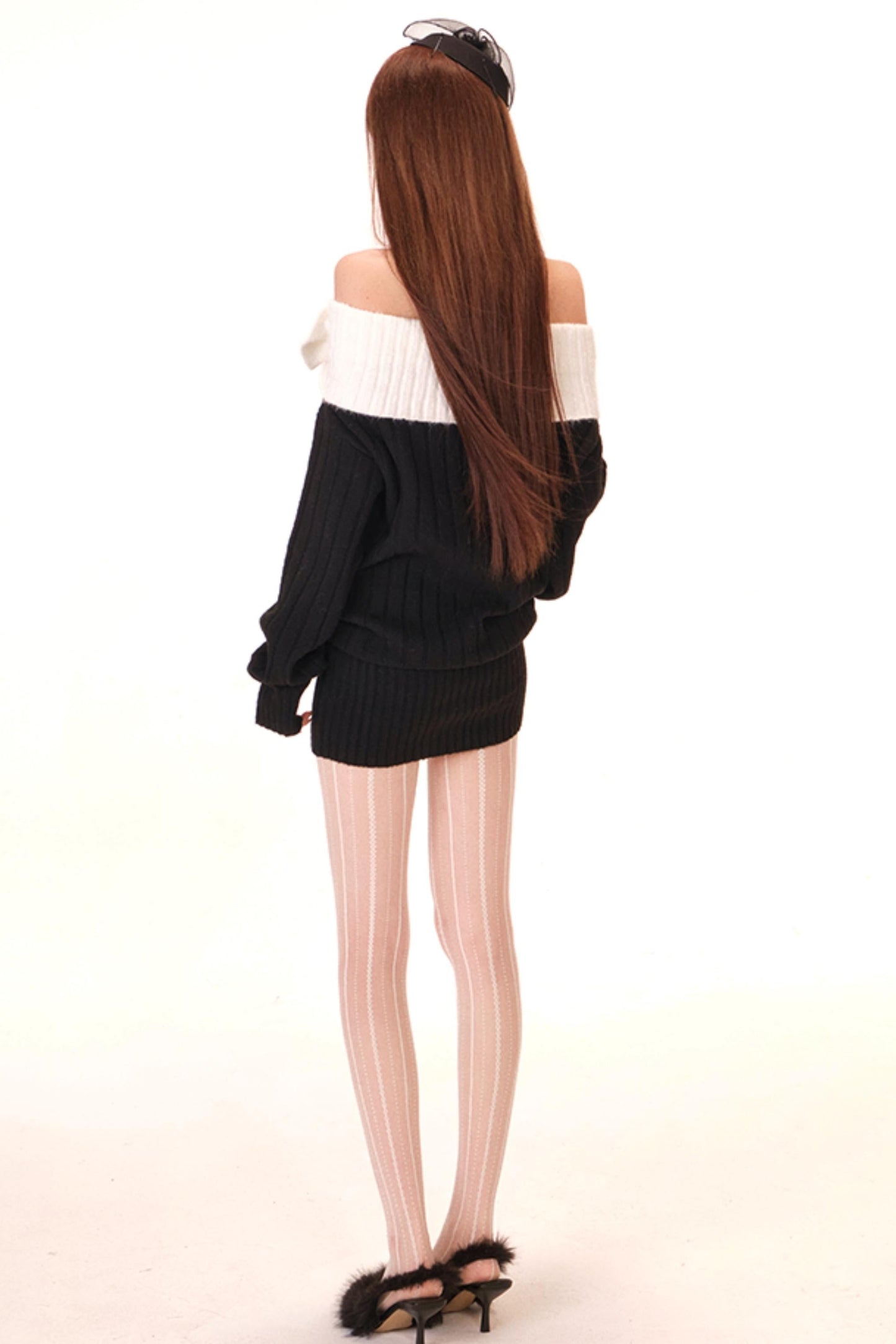 Snowball Velvet Off-shoulder Dress