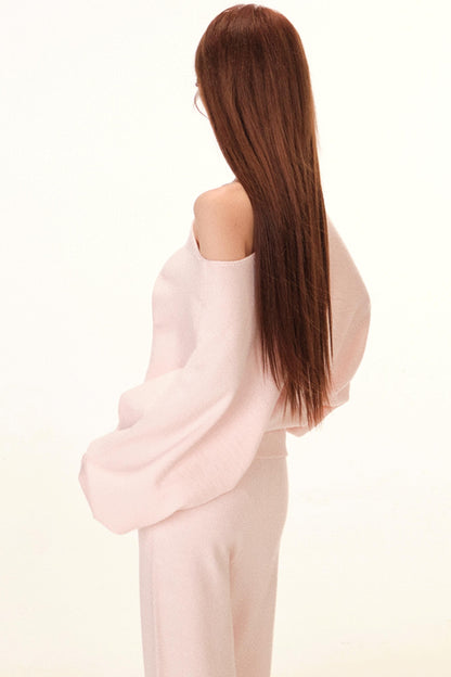 Sweet Off Shoulder Top + Pants + Scarf