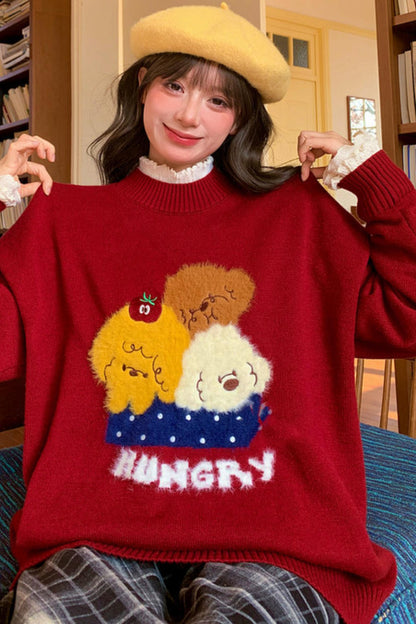 Puppy Knit Sweater