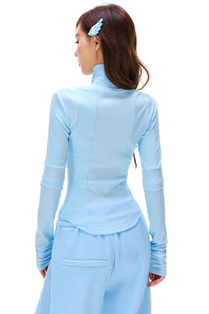 Slim Base Turtle Neck Top