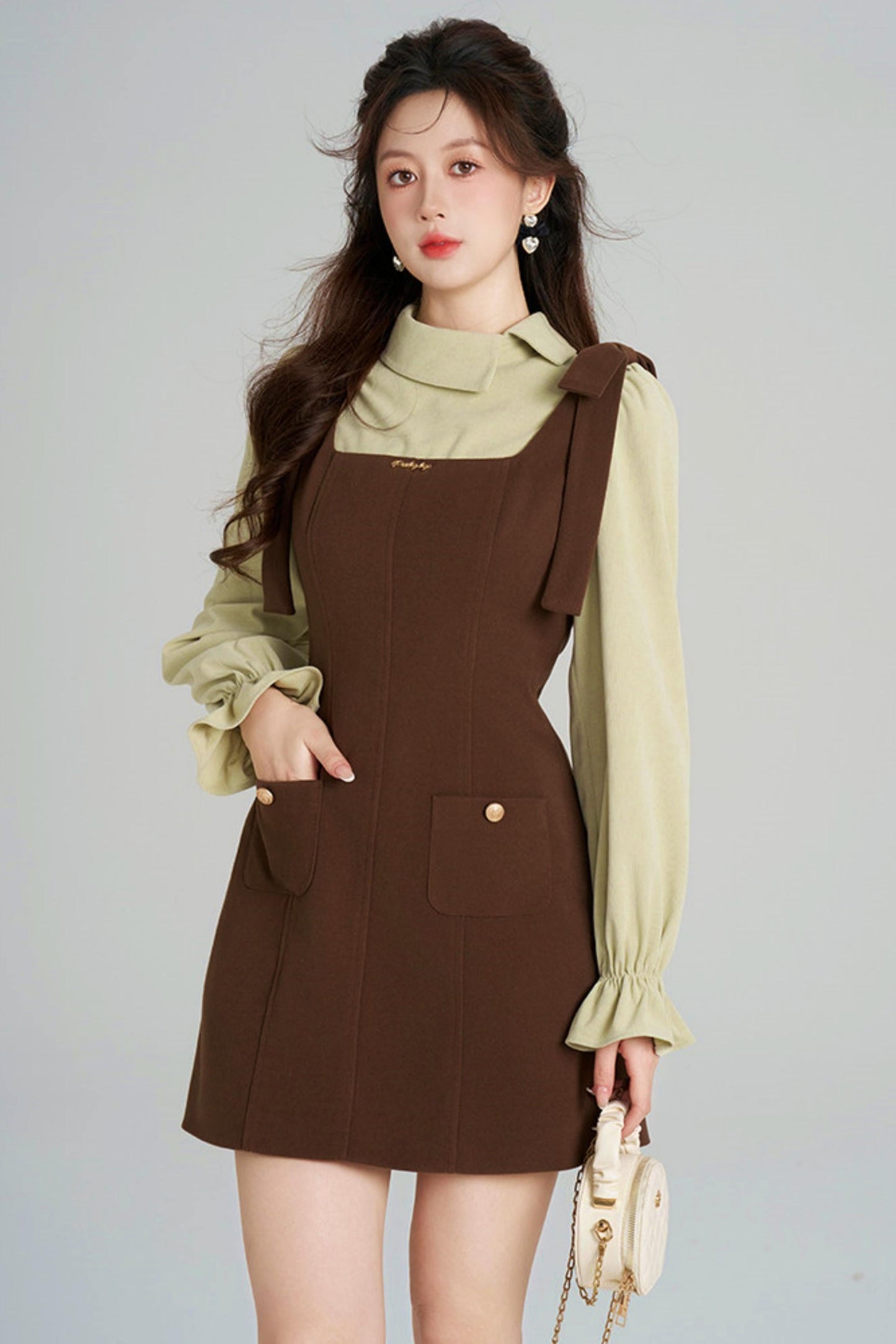 Waist-cinching Suit Dress
