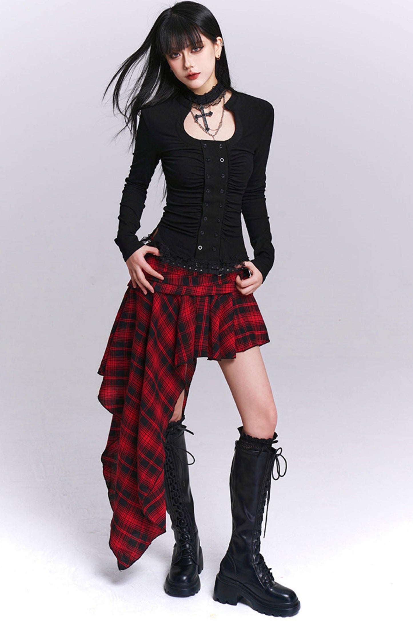 Gothic Waist Cinch Top