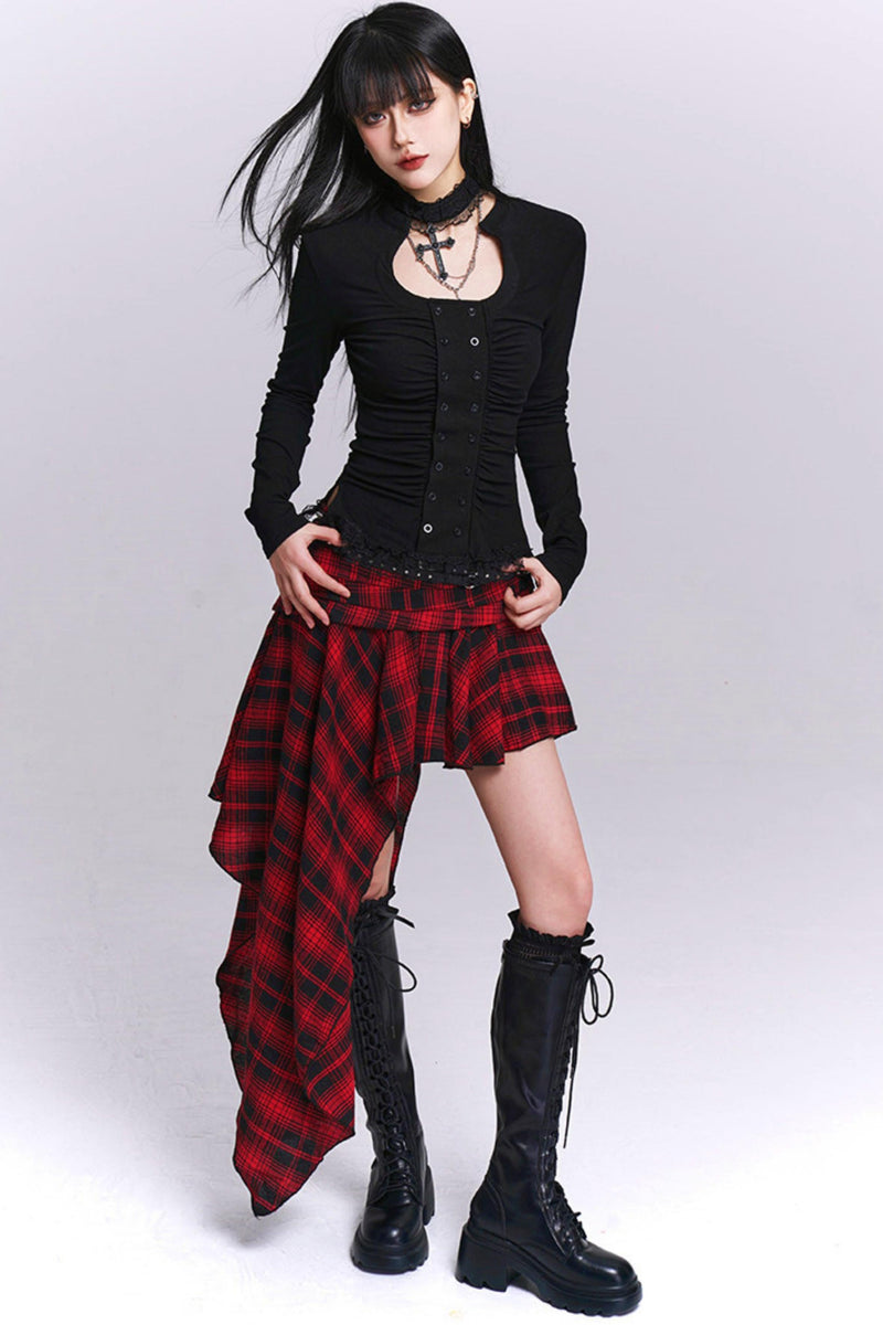Gothic Waist Cinch Top