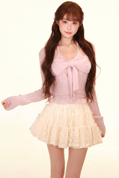 Ribbon Sweet Top + Puff Skirt
