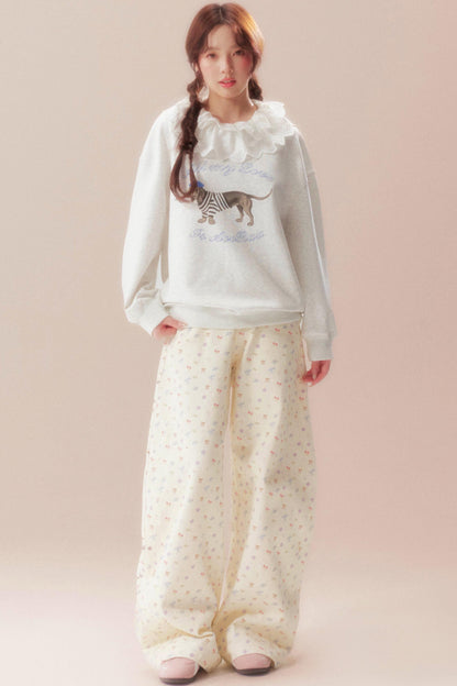 Daydreaming Lace Sweatshirt