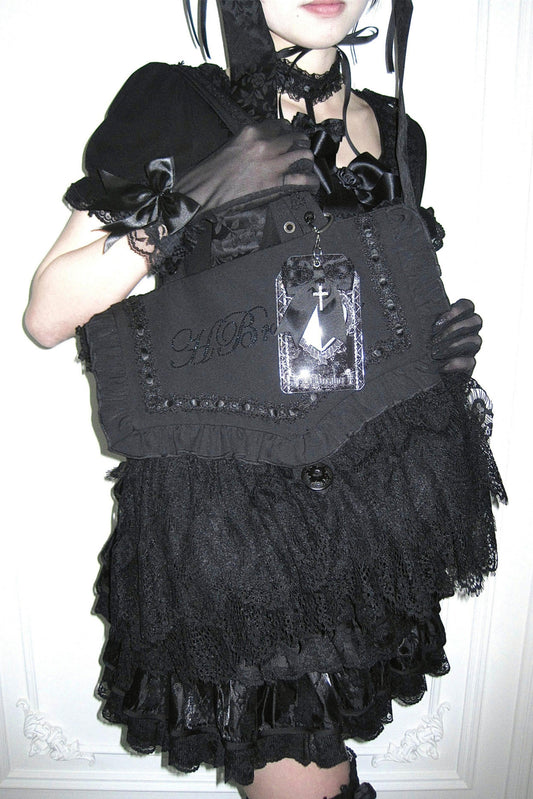Lace Ruffle Ita Bag