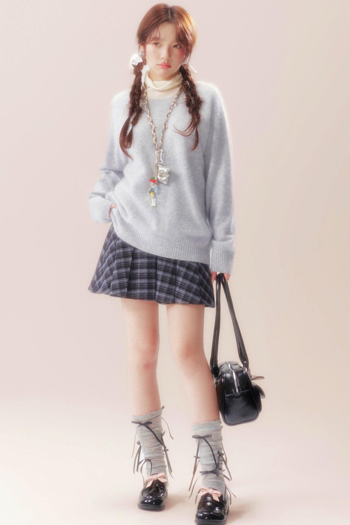 Pearl Bowknot Sweater