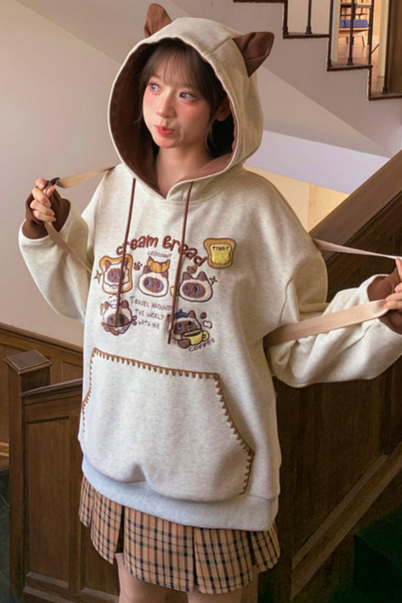 Siamese Cat Hoodie
