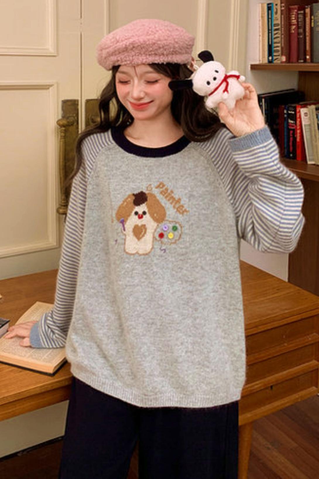 Sweet Puppy Loose Sweater