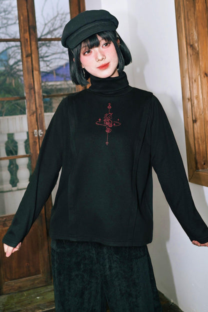 Unbride Chess High Neck Top