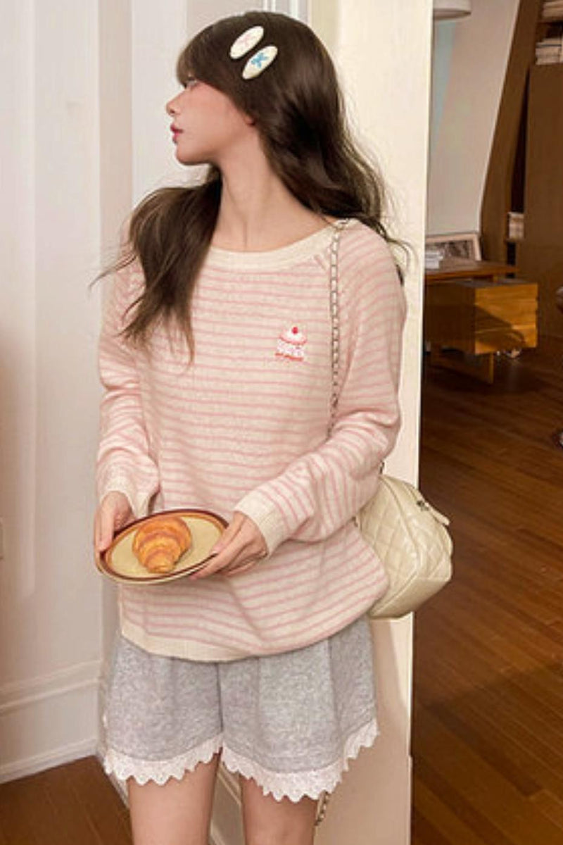Sweet Cake Striped Top