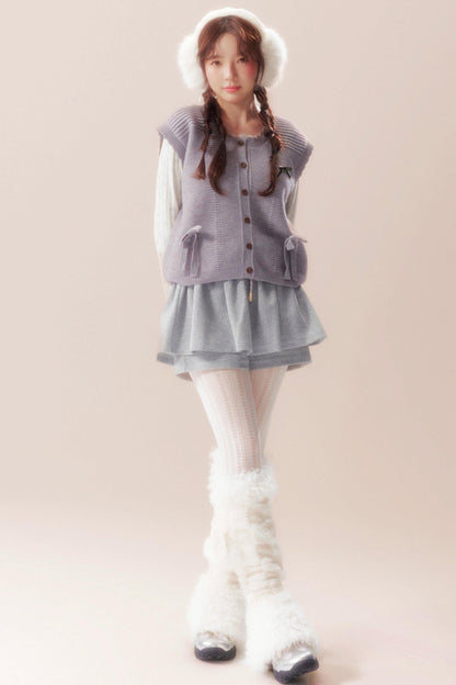 Moonlight Song Ribbon Knit Vest