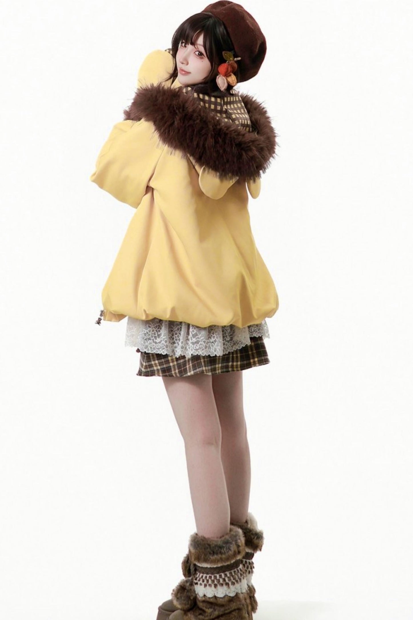 Milky Jacket + Top + Skirt + Pants + Camisole