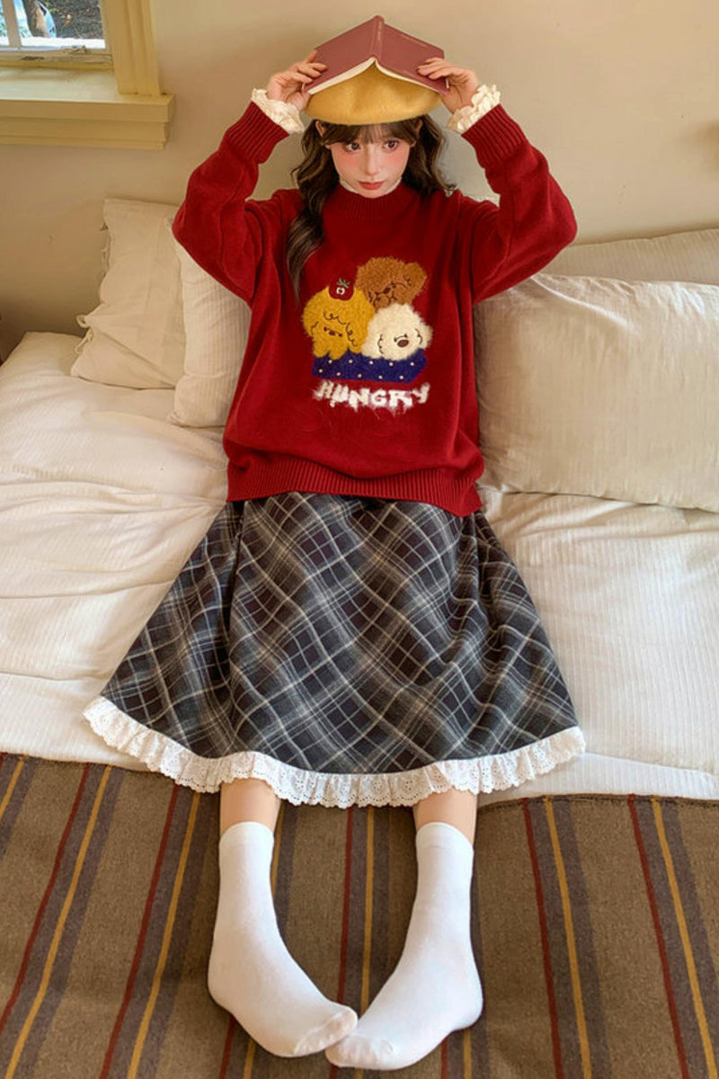Puppy Knit Sweater
