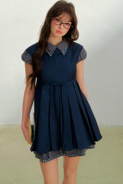 College Short Sleeve Dress