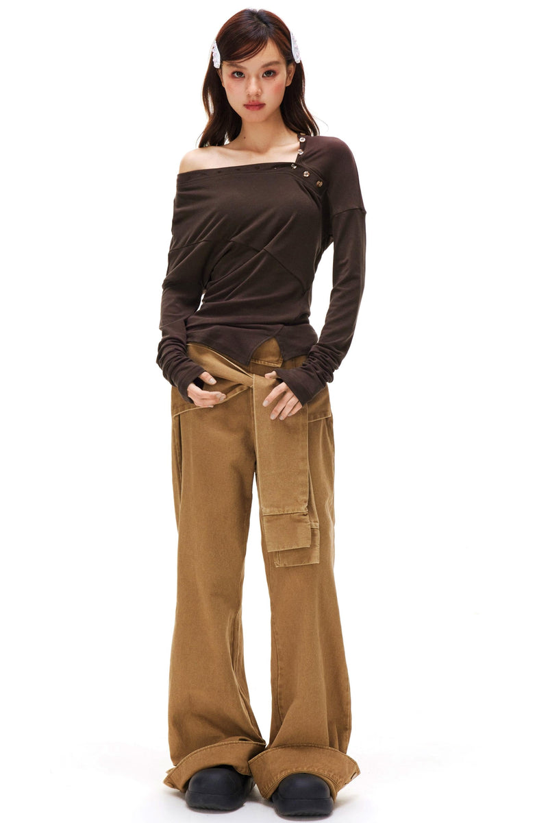 Slit Slim Top