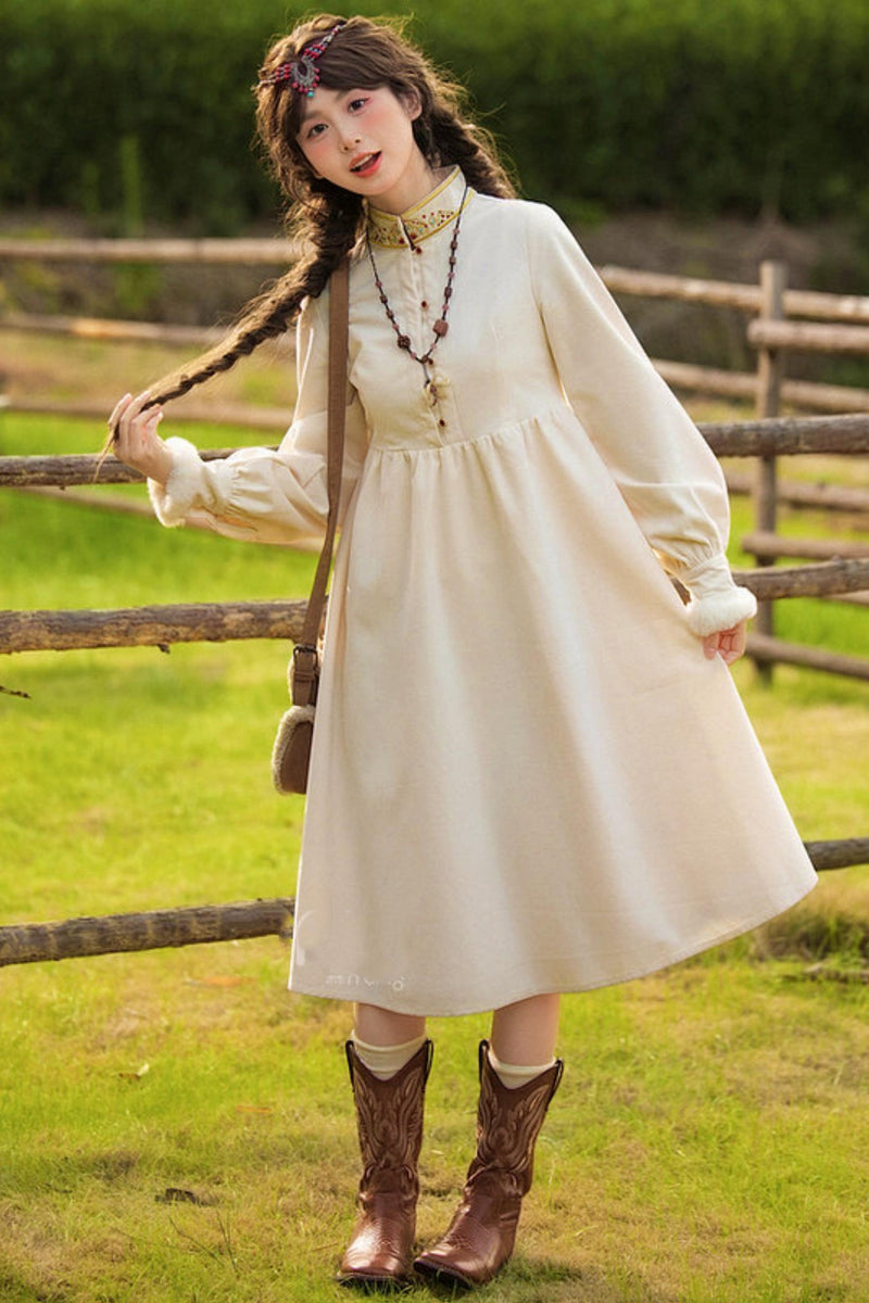 Retro Mori Girl Dress