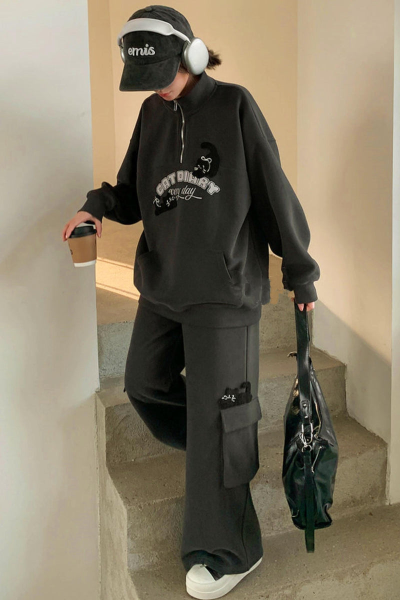 American Cat Letter Top + Pants
