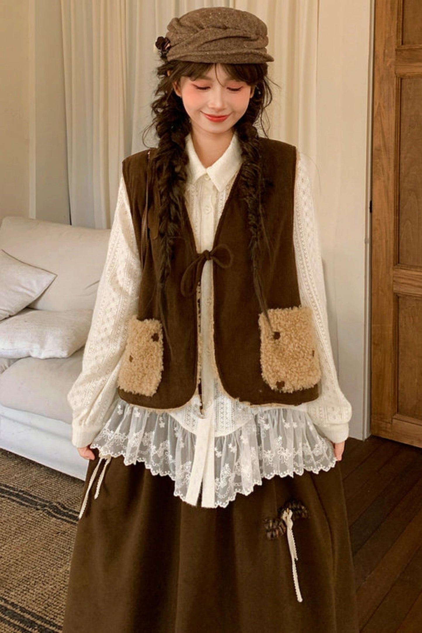 Lace Patchwork Blouse