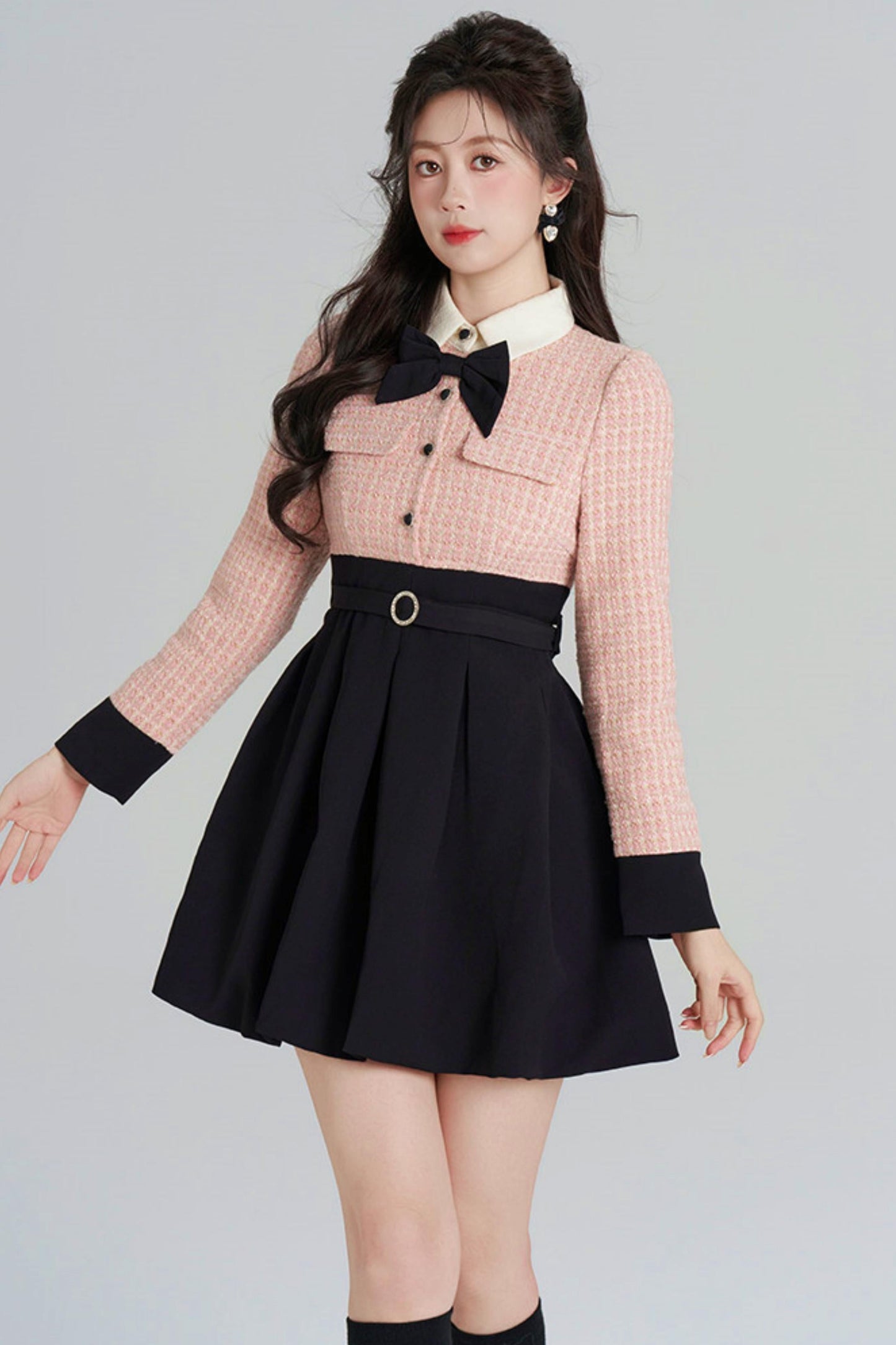 Woolen Two-piece Dress